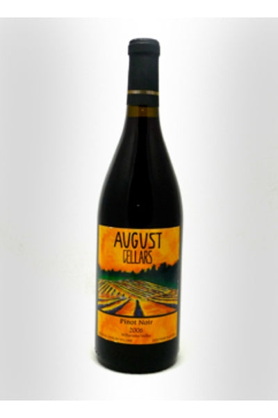 August Cellars Pinot Noir Willamette Valley